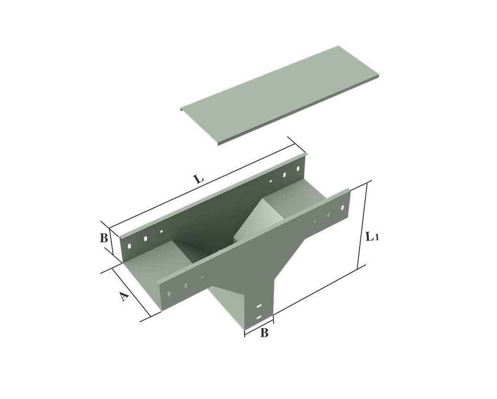 槽式上垂直等径三通